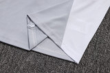 2025-26 RMA Grey white Tank top and shorts suit #D25151