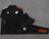 2025-26 Ajax Black Jacket Tracksuit #A2572
