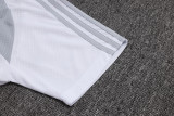 2025-26 RMA Grey white Short shirts and Long trousers Suit #C2557