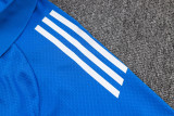2025-26 RMA Lake blue Short shirts and Long trousers Suit #C2553