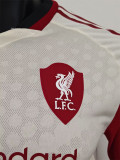 2025-26 LIV Away Long Sleeve Player Version Soccer Jersey (长袖球员)
