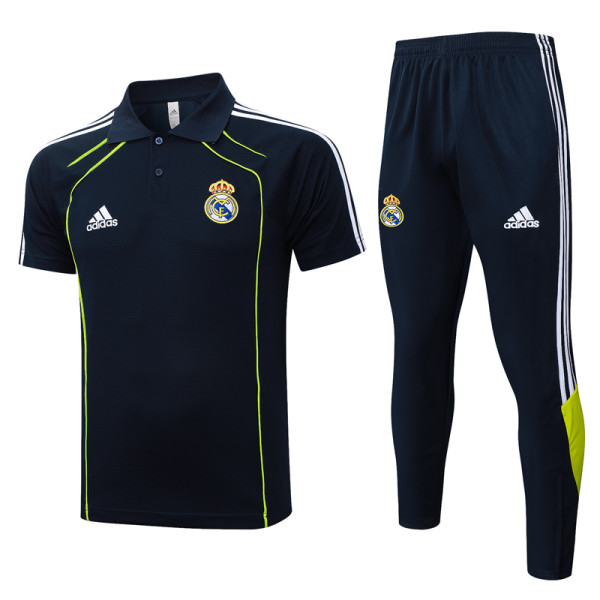 2025-26 RMA Royal blue Short shirts and Long trousers Suit #C2554