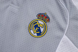 2025-26 RMA Grey white Short shirts and Long trousers Suit #C2557