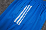 2025-26 RMA Lake blue Tank top and shorts suit #D25144