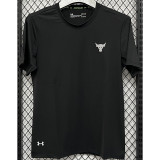 A222 UA Black High Quality Casual T-Shirt #牛头