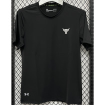 A222 UA Black High Quality Casual T-Shirt #牛头