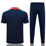 2025-26 PSG Royal blue Short shirts and Long trousers Suit #C2551