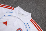 2025-26 Bayern White Short shirts and Long trousers Suit #C2555