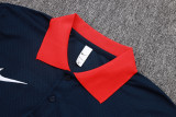2025-26 PSG Royal blue Short shirts and Long trousers Suit #C2551