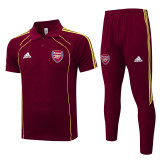 2025-26 ARS Jujube red Short shirts and Long trousers Suit #C2558