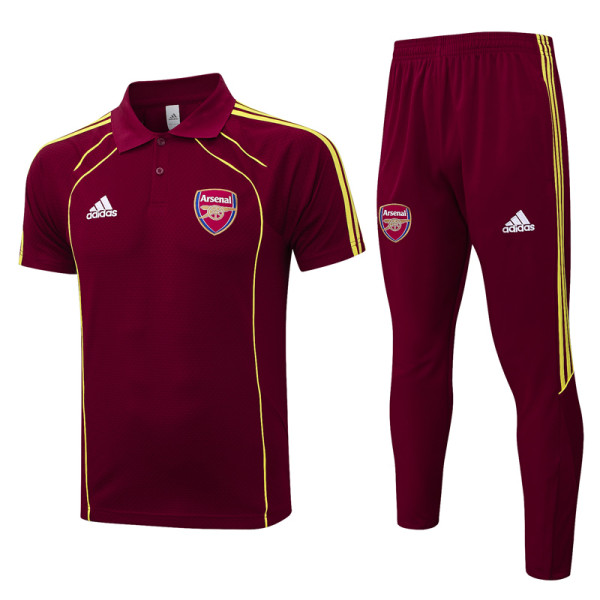 2025-26 ARS Jujube red Short shirts and Long trousers Suit #C2558