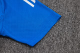 2025-26 RMA Lake blue Short shirts and Long trousers Suit #C2553