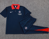 2025-26 PSG Royal blue Short shirts and Long trousers Suit #C2551