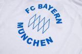 2025-26 Bayern White Short shirts and Long trousers Suit #C2555