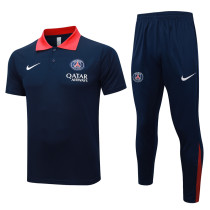 2025-26 PSG Royal blue Short shirts and Long trousers Suit #C2551
