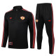 2025-26 Man Utd Black Half Pull Tracksuit #B2506(半拉链)