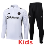 2025-26 Inter Miami White Kids Half Pull Tracksuit #E2529(童装)(半拉链)