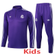 2025-26 RMA Purple Kids Half Pull Tracksuit #E2520(童装)(半拉链)