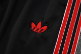 2025-26 Man Utd Black Half Pull Tracksuit #B2506(半拉链)