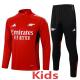 2025-26 ARS Red Kids Half Pull Tracksuit #E2524(童装)(半拉链)