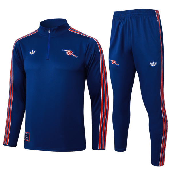 2025-26 ARS Royal blue Half Pull Tracksuit #B2508(半拉链)
