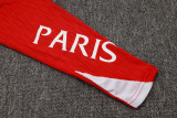 2025-26 PSG Jordan Red Half Pull Tracksuit #B2516(半拉链)