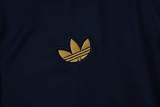 2025-26 JUV Royal blue Kids Half Pull Tracksuit #E2504(童装)(半拉链)
