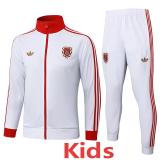 2025-26 Bayern White Kids Jacket Tracksuit #E2525(童装)