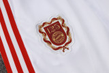 2025-26 Bayern White Kids Half Pull Tracksuit #E2526(童装)(半拉链)