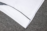 2025-26 RMA White Kids Half Pull Tracksuit #E2508(童装)(半拉链)