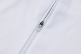 2025-26 RMA White Kids Half Pull Tracksuit #E2508(童装)(半拉链)