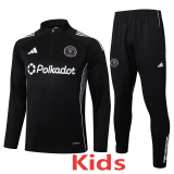 2025-26 Inter Miami Black Kids Half Pull Tracksuit #E2528(童装)(半拉链)