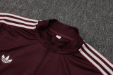 2025-26 Bayern Deep Red Kids Half Pull Tracksuit #E2515(童装)(半拉链)