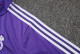 2025-26 RMA Purple Kids Half Pull Tracksuit #E2520(童装)(半拉链)
