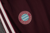 2025-26 Bayern Deep Red Kids Half Pull Tracksuit #E2515(童装)(半拉链)