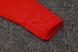 2025-26 ARS Red Kids Half Pull Tracksuit #E2524(童装)(半拉链)