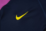 2025-26 BAR Royal blue Kids Half Pull Tracksuit #E2502(童装)(半拉链)