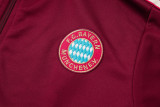 2025-26 Bayern Jujube red Kids Jacket Tracksuit #E2510(童装)