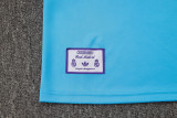 2025-26 RMA Light blue Kids Half Pull Tracksuit #E2519(童装)(半拉链)