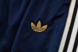 2025-26 JUV Royal blue Kids Half Pull Tracksuit #E2504(童装)(半拉链)