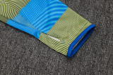 2025-26 RMA Blue Kids Half Pull Tracksuit #E2532(童装)(半拉链)