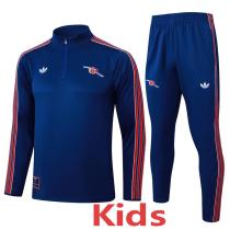 2025-26 ARS Royal blue Kids Half Pull Tracksuit #E2512(童装)(半拉链)