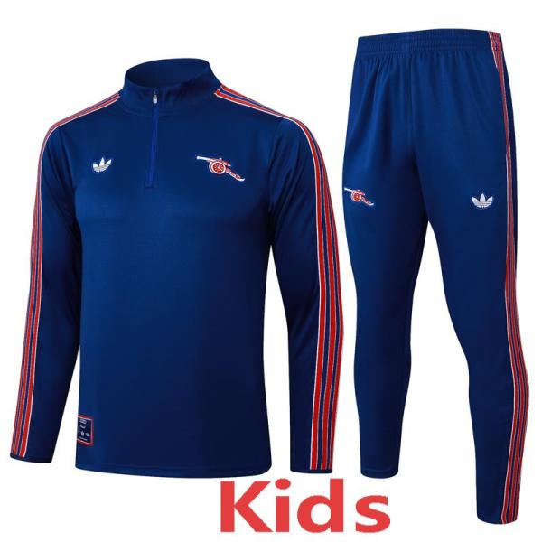 2025-26 ARS Royal blue Kids Half Pull Tracksuit #E2512(童装)(半拉链)