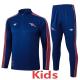 2025-26 ARS Royal blue Kids Half Pull Tracksuit #E2512(童装)(半拉链)