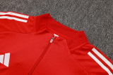 2025-26 ARS Red Kids Half Pull Tracksuit #E2524(童装)(半拉链)