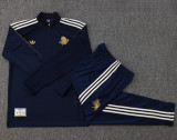 2025-26 JUV Royal blue Kids Half Pull Tracksuit #E2504(童装)(半拉链)
