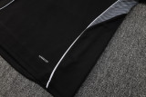 2025-26 RMA Black Kids Half Pull Tracksuit #E2511(童装)(半拉链)