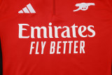 2025-26 ARS Red Kids Half Pull Tracksuit #E2524(童装)(半拉链)