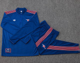 2025-26 ARS Royal blue Half Pull Tracksuit #B2508(半拉链)