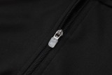 2025-26 Man Utd Black Kids Half Pull Tracksuit #E2509(童装)(半拉链)
